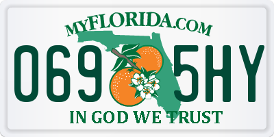 FL license plate 0695HY