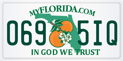 FL license plate 0695IQ