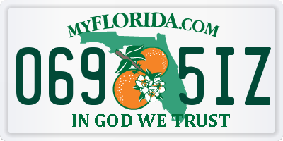 FL license plate 0695IZ