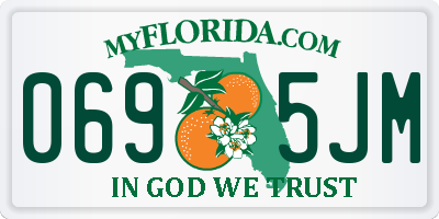 FL license plate 0695JM