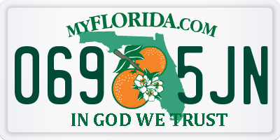 FL license plate 0695JN