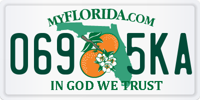 FL license plate 0695KA