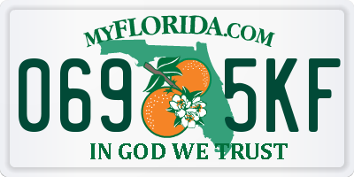FL license plate 0695KF