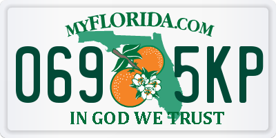 FL license plate 0695KP