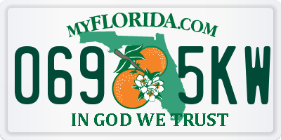 FL license plate 0695KW