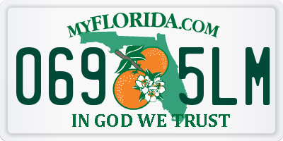 FL license plate 0695LM
