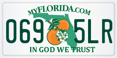 FL license plate 0695LR