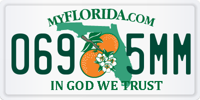 FL license plate 0695MM