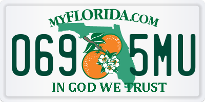 FL license plate 0695MU