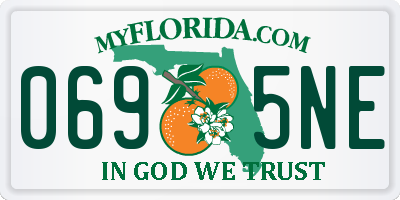 FL license plate 0695NE