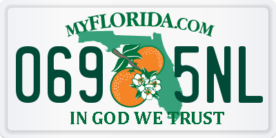 FL license plate 0695NL