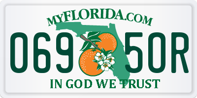 FL license plate 0695OR