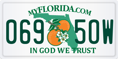 FL license plate 0695OW