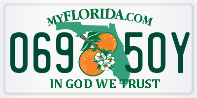 FL license plate 0695OY