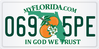 FL license plate 0695PE