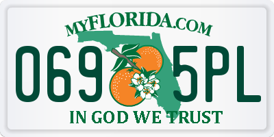 FL license plate 0695PL
