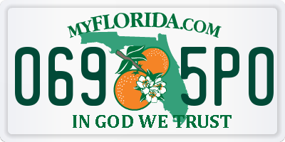 FL license plate 0695PO