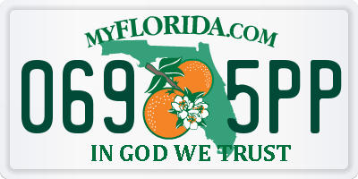 FL license plate 0695PP
