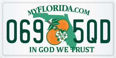 FL license plate 0695QD