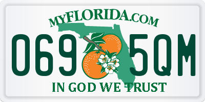 FL license plate 0695QM
