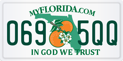FL license plate 0695QQ