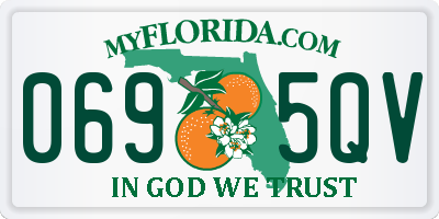 FL license plate 0695QV