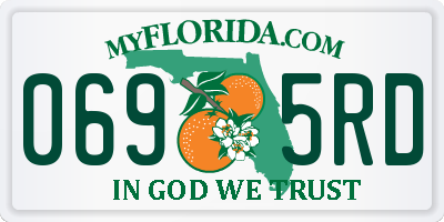 FL license plate 0695RD