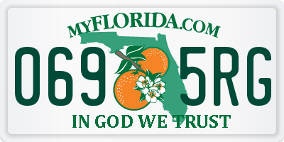 FL license plate 0695RG