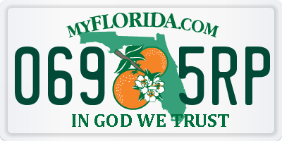 FL license plate 0695RP