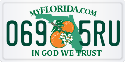 FL license plate 0695RU