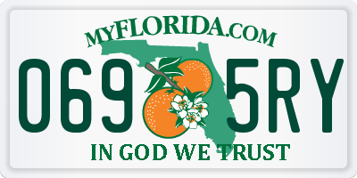 FL license plate 0695RY