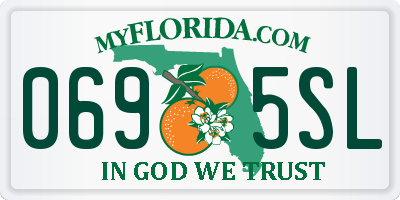 FL license plate 0695SL
