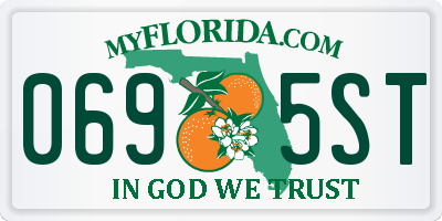 FL license plate 0695ST