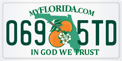FL license plate 0695TD