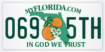 FL license plate 0695TH