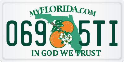 FL license plate 0695TI