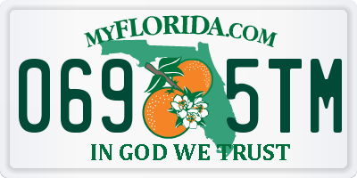 FL license plate 0695TM