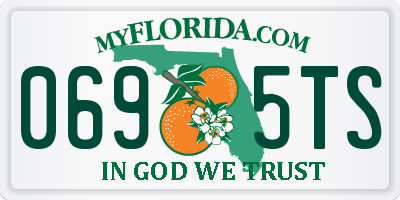 FL license plate 0695TS