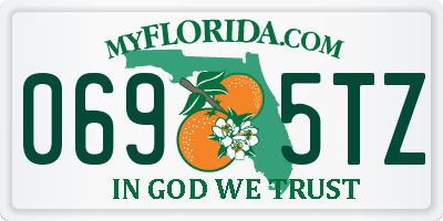 FL license plate 0695TZ