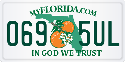 FL license plate 0695UL