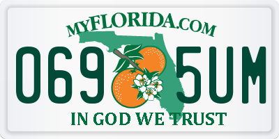 FL license plate 0695UM