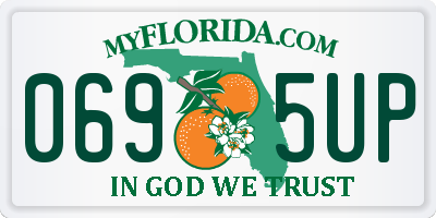 FL license plate 0695UP