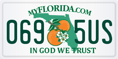 FL license plate 0695US
