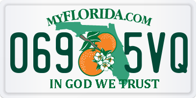FL license plate 0695VQ