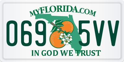 FL license plate 0695VV