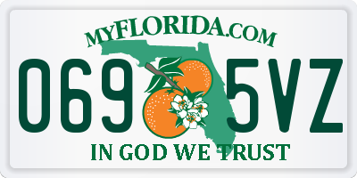 FL license plate 0695VZ