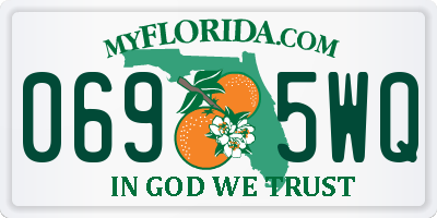 FL license plate 0695WQ
