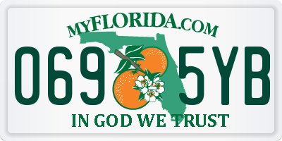 FL license plate 0695YB