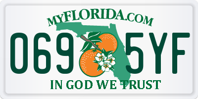 FL license plate 0695YF