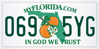 FL license plate 0695YG